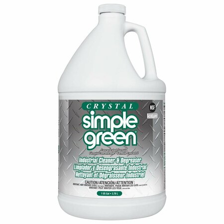 SIMPLE GREEN Cleaner and Degreaser, Crystal, Biodegradable, 1 gal, Bottle 19128